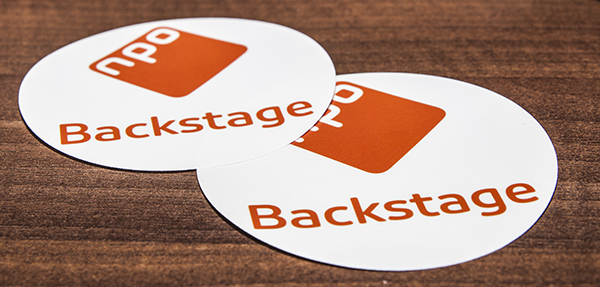 NPO Backstage stickers